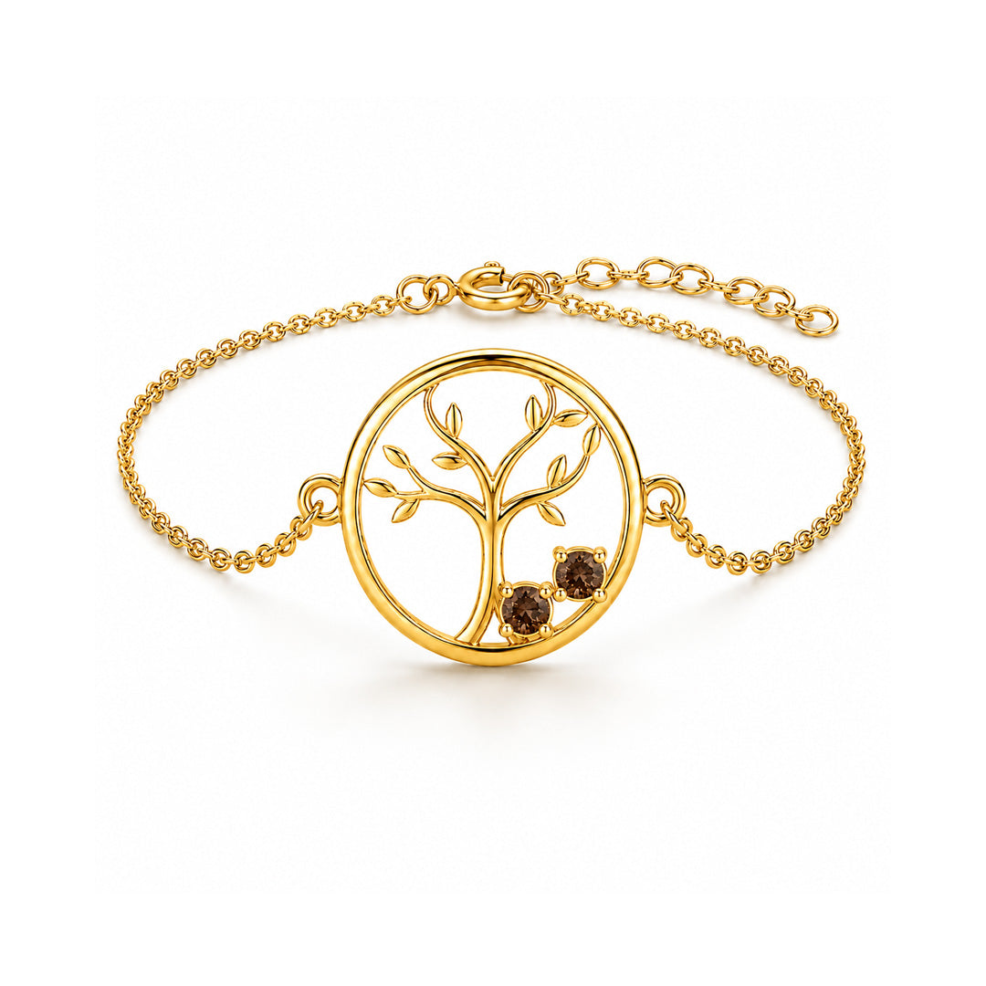 Family Tree Birthstone Bracelet