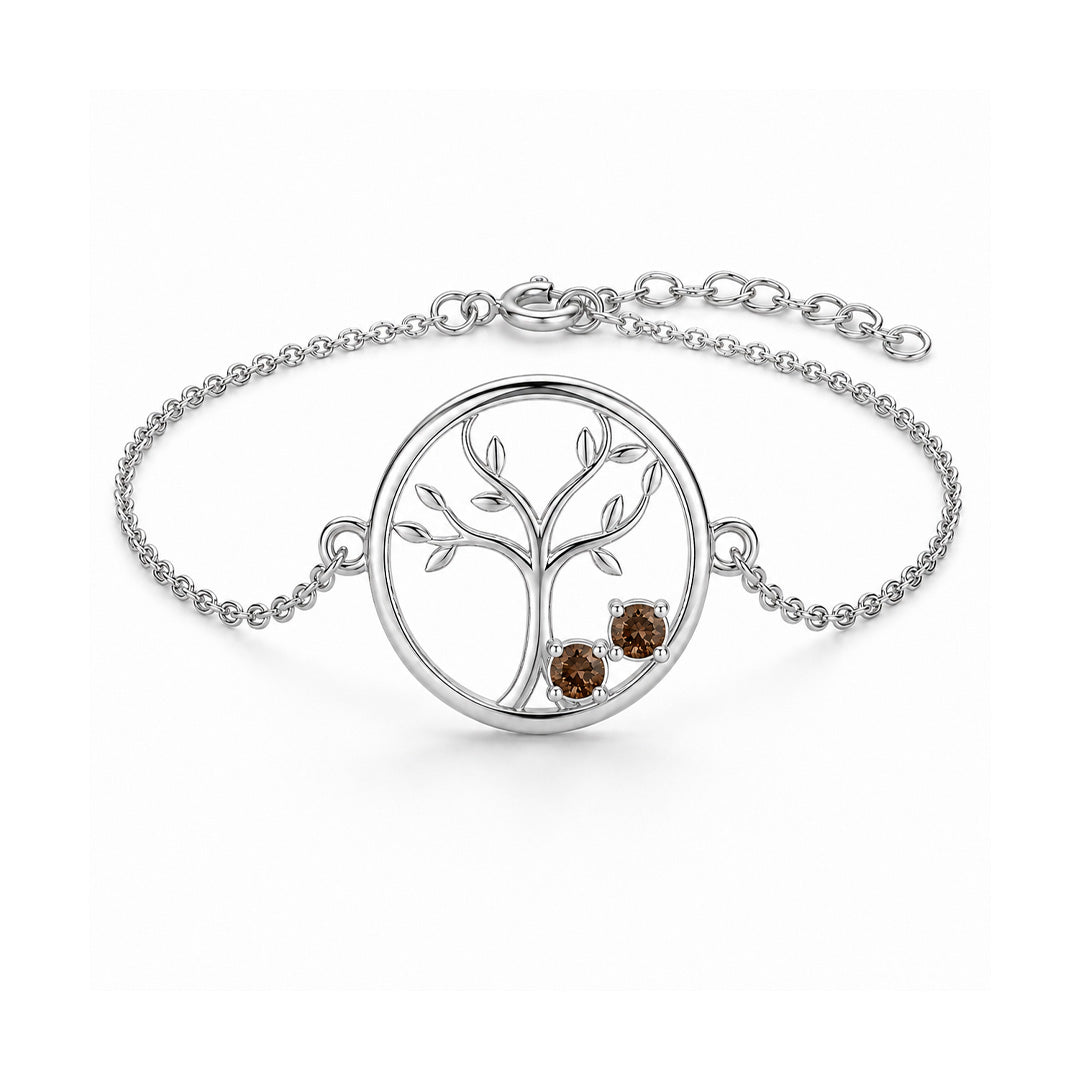 Family Tree Birthstone Bracelet