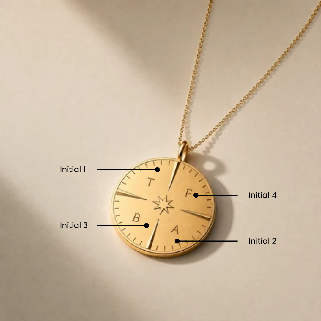 Custom Compass Necklace