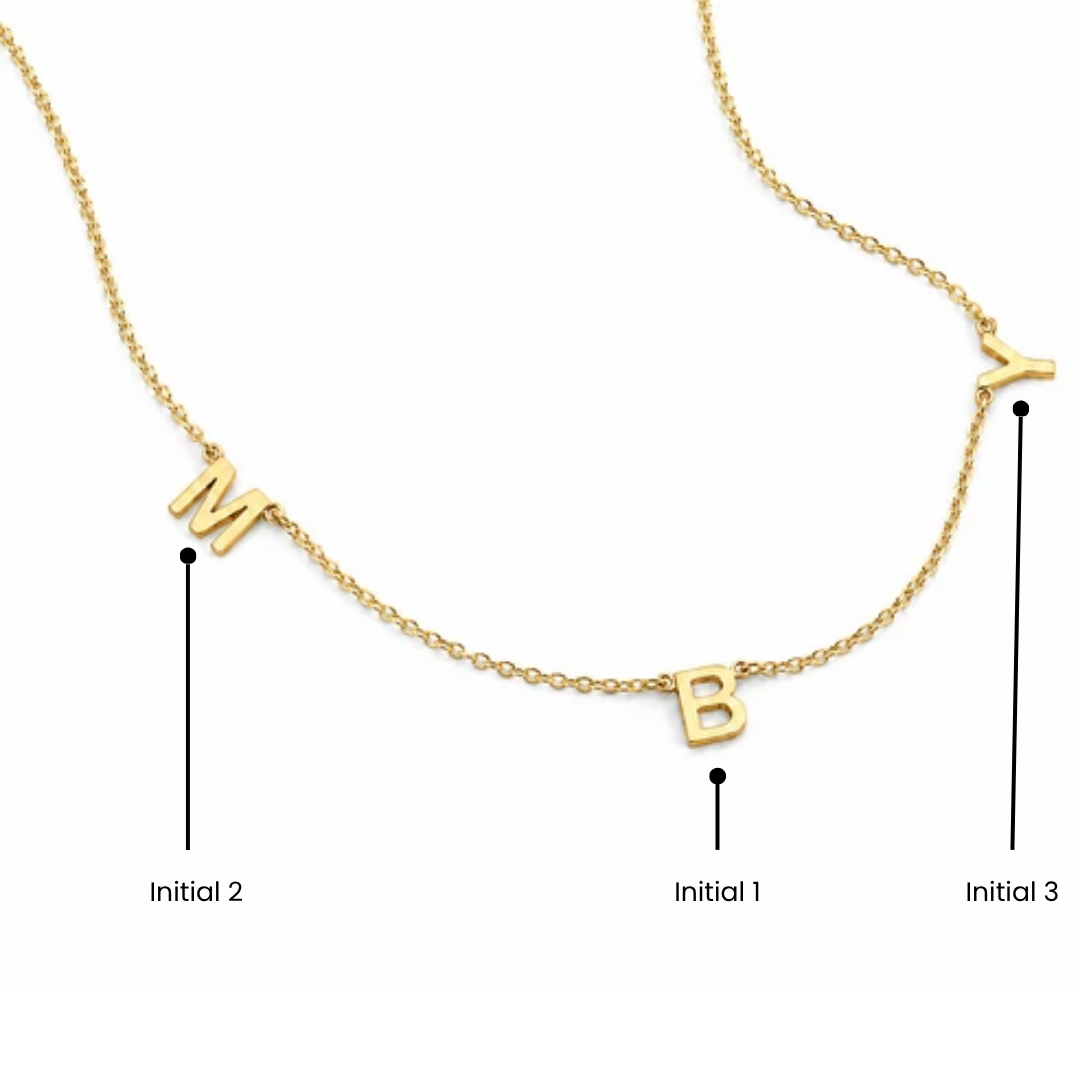 Multi Initial Necklace