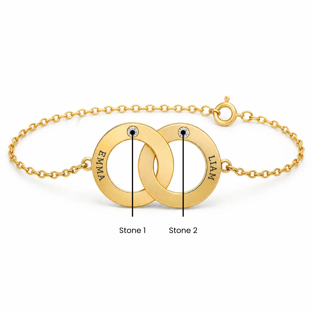 Celestial Circle Stone Bracelet