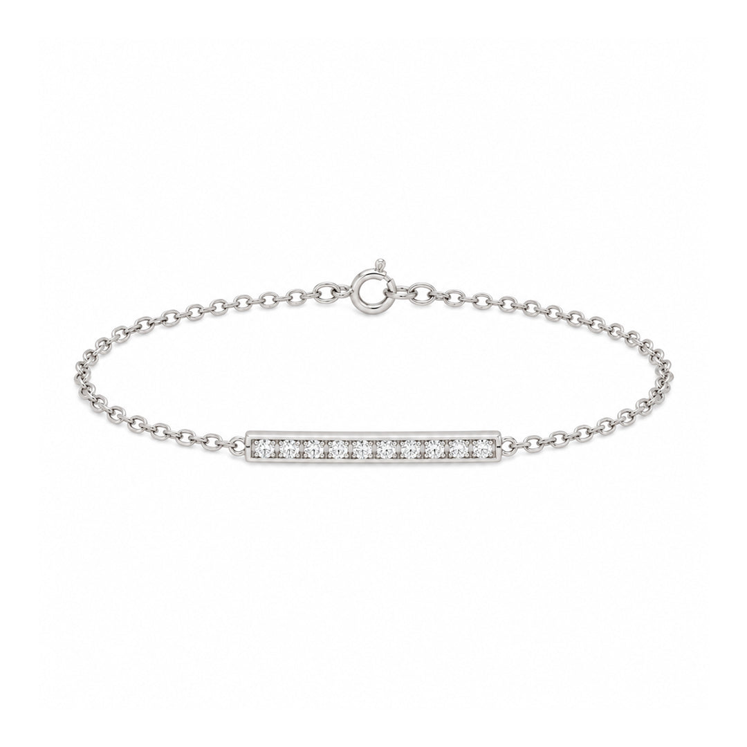 Bar with Accent Stone Bracelet