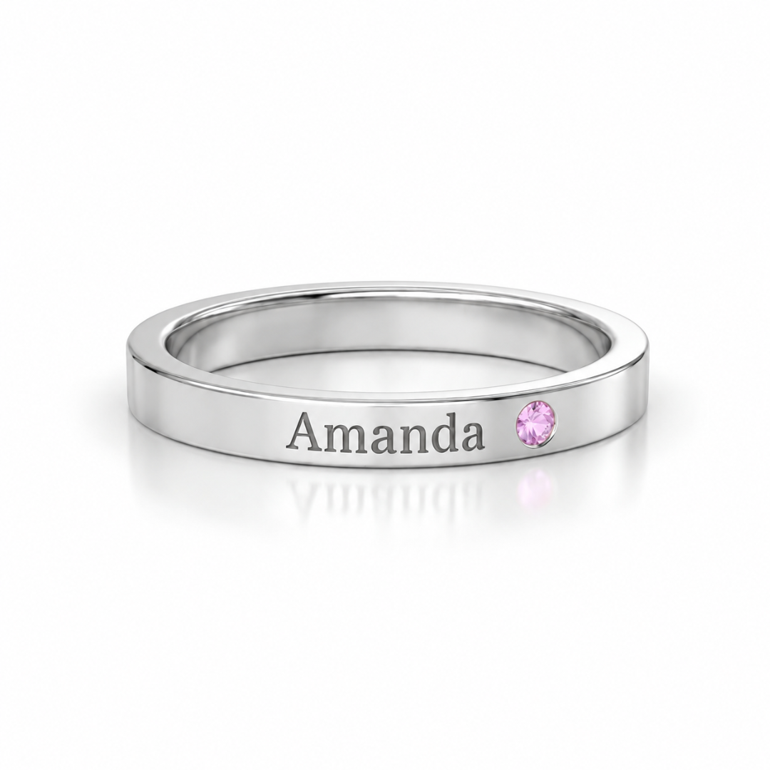 Birthstone Band Ring