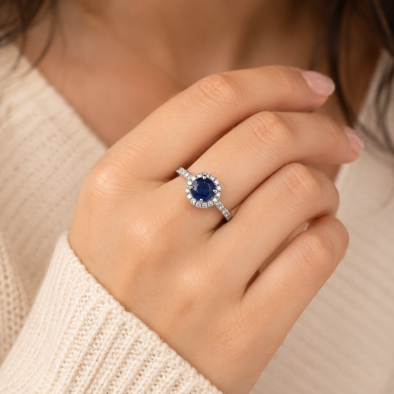 Celeste Vintage Ring With Birthstone