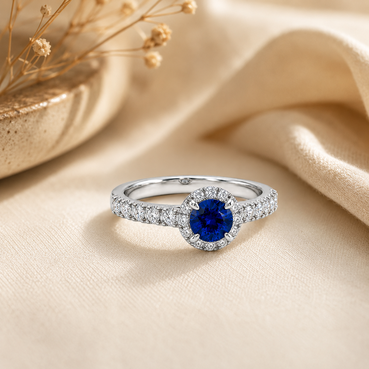 Celeste Vintage Ring With Birthstone