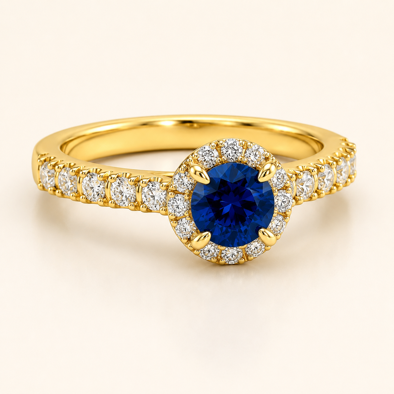Celeste Vintage Ring With Birthstone