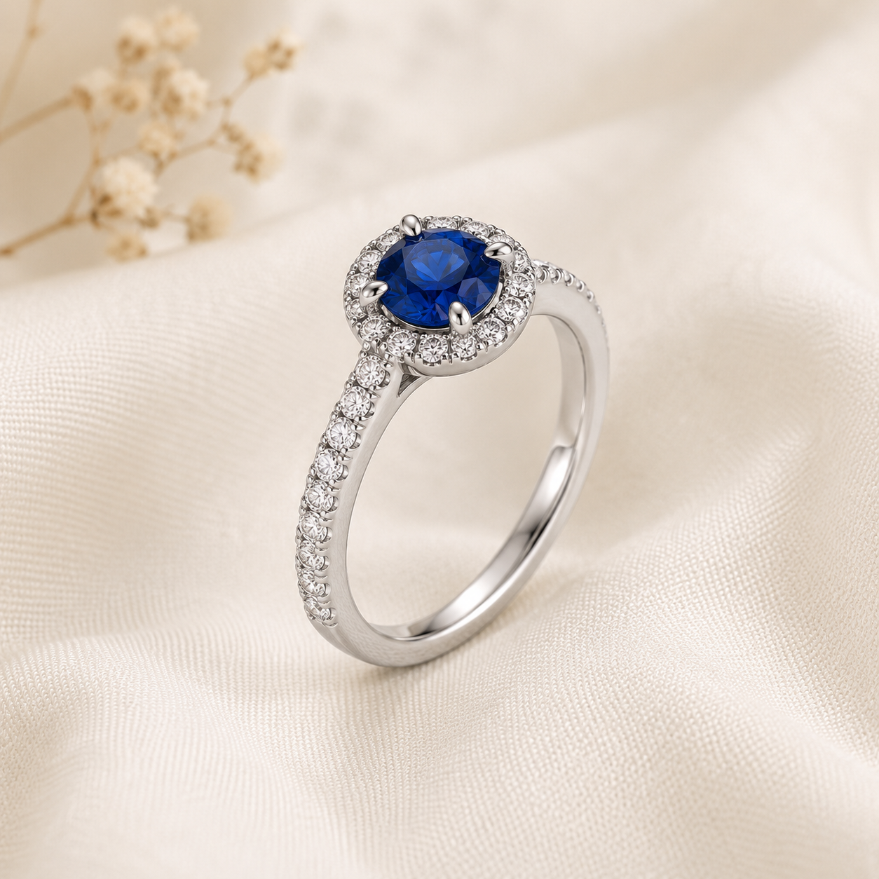 Celeste Vintage Ring With Birthstone