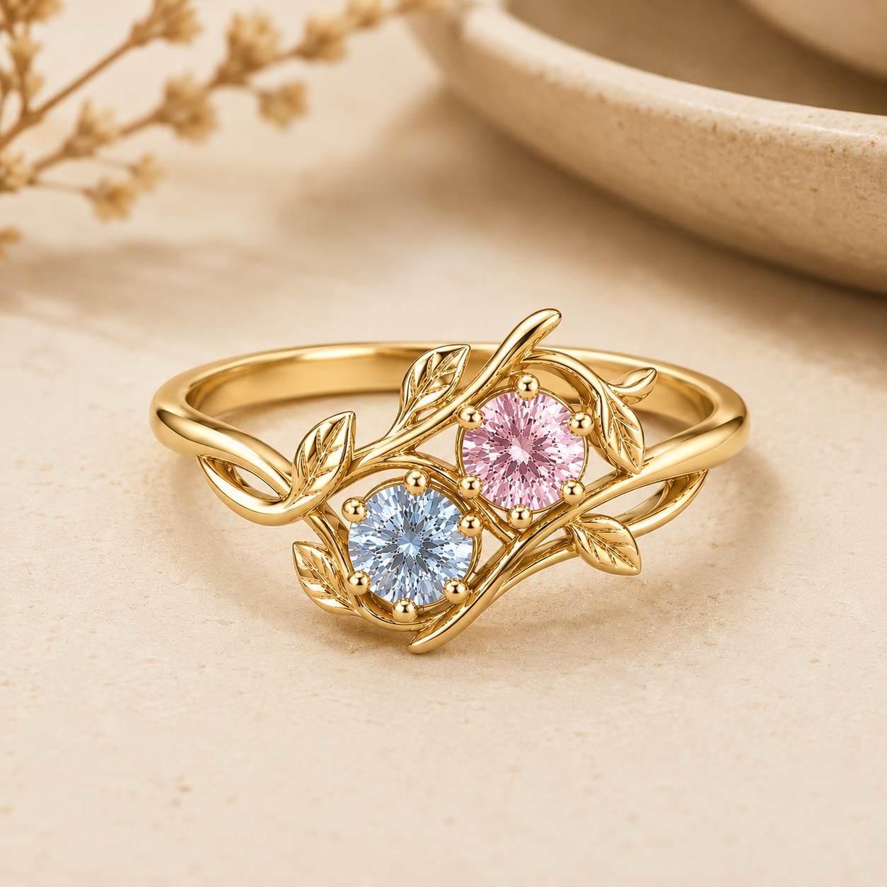 Branch Embrace Floral Ring