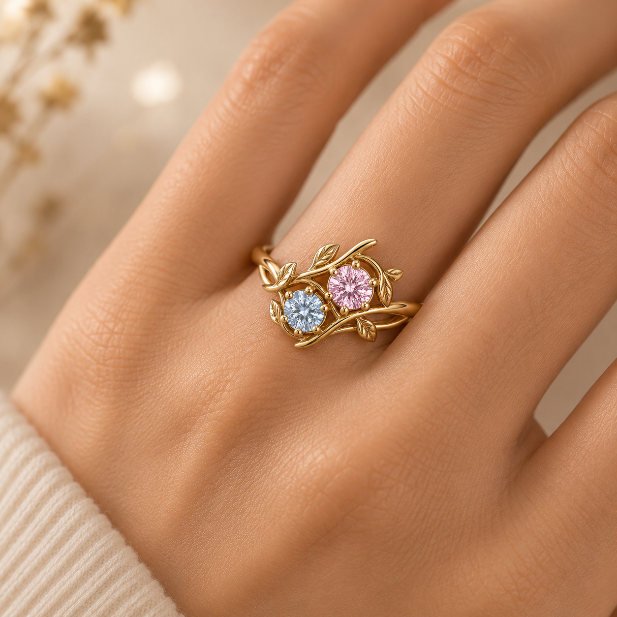Branch Embrace Floral Ring