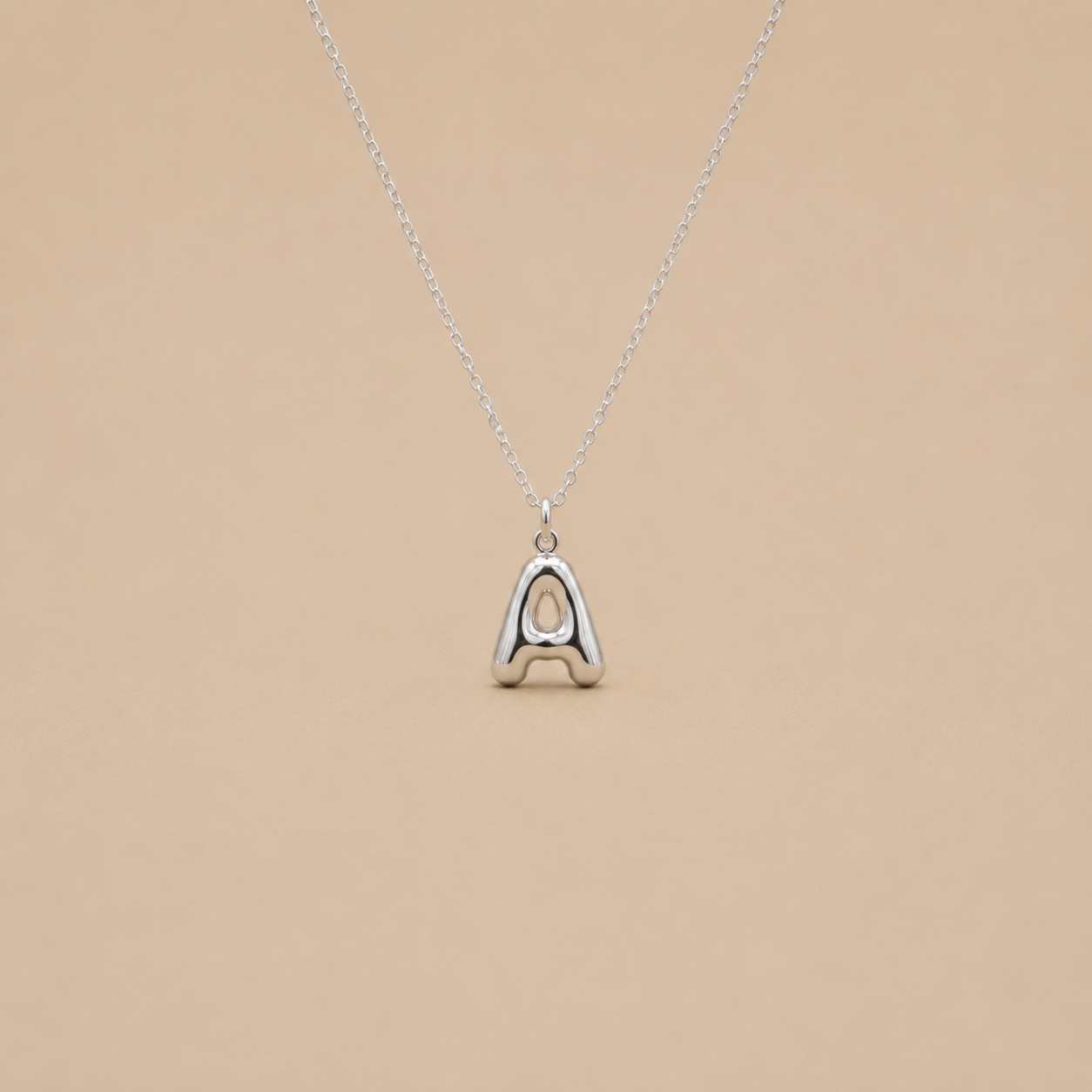 Initial Bubble Necklace