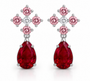 Water Drop Earrings with Birthstone
