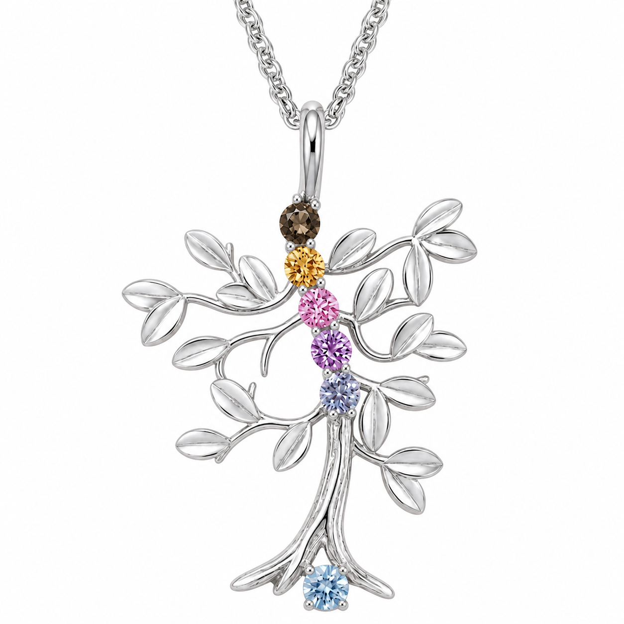 Family Roots Birthstone Necklace