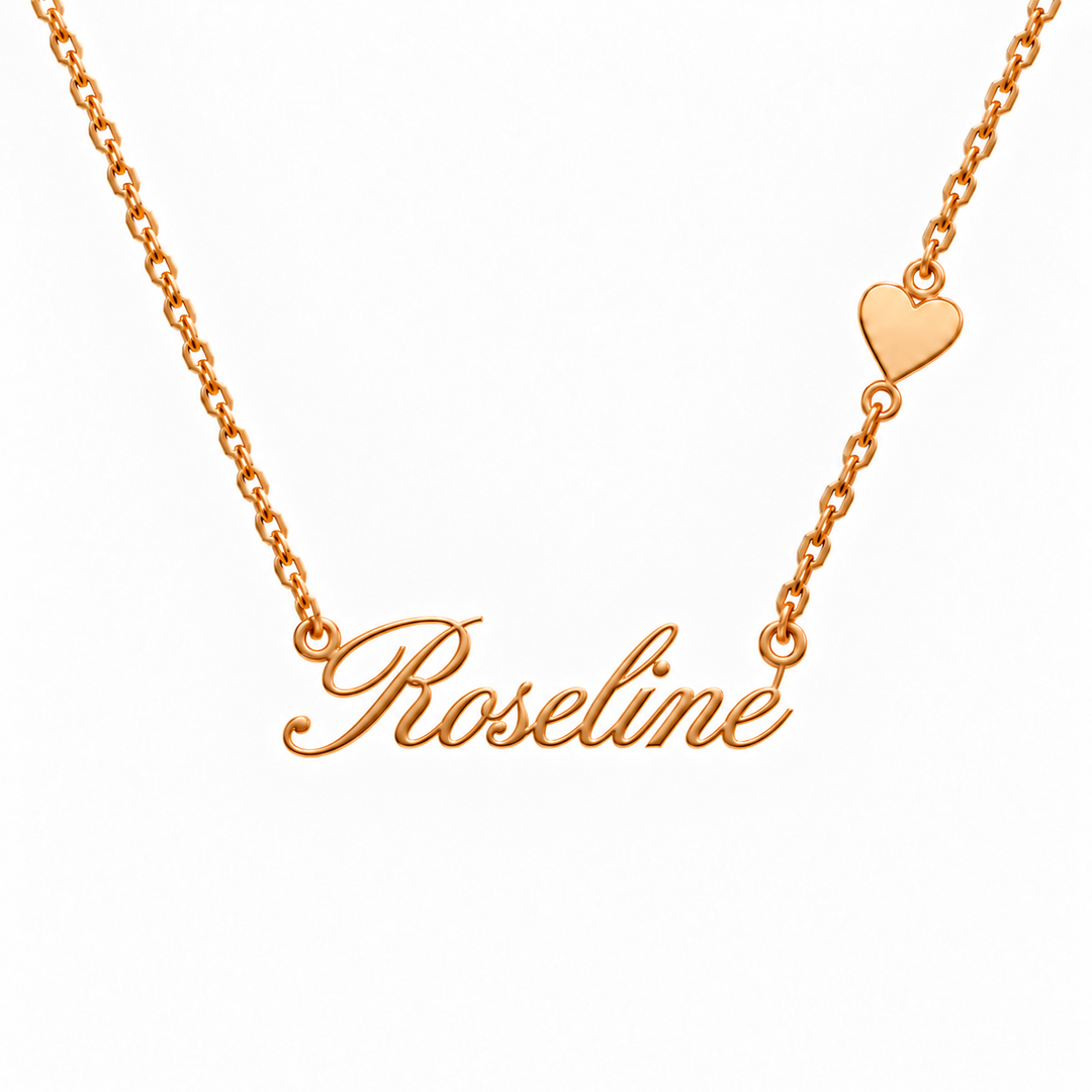 Cherry Charm Initial Necklace