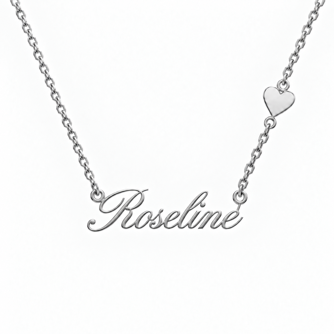 Cherry Charm Initial Necklace