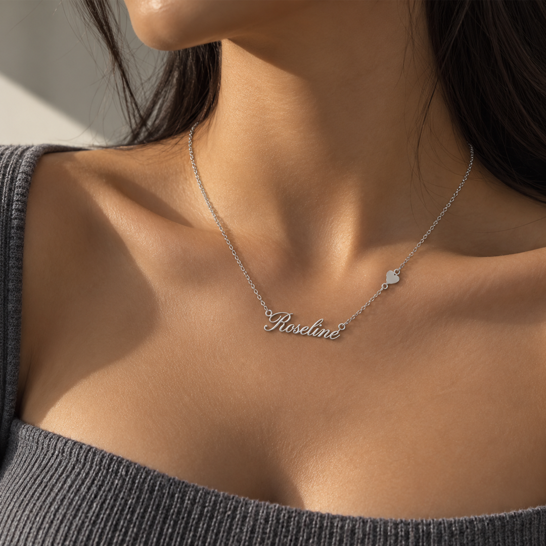 Cherry Charm Initial Necklace