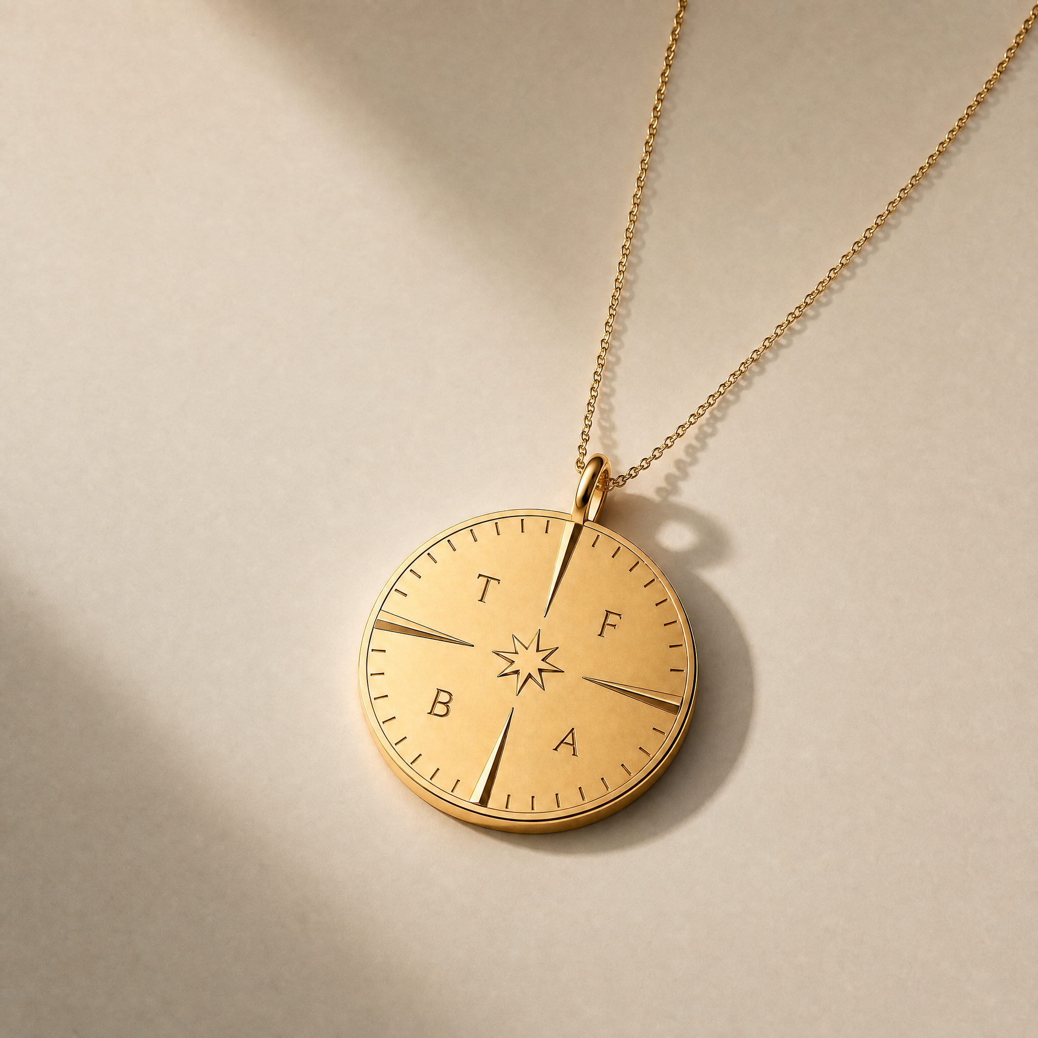 Custom Compass Necklace