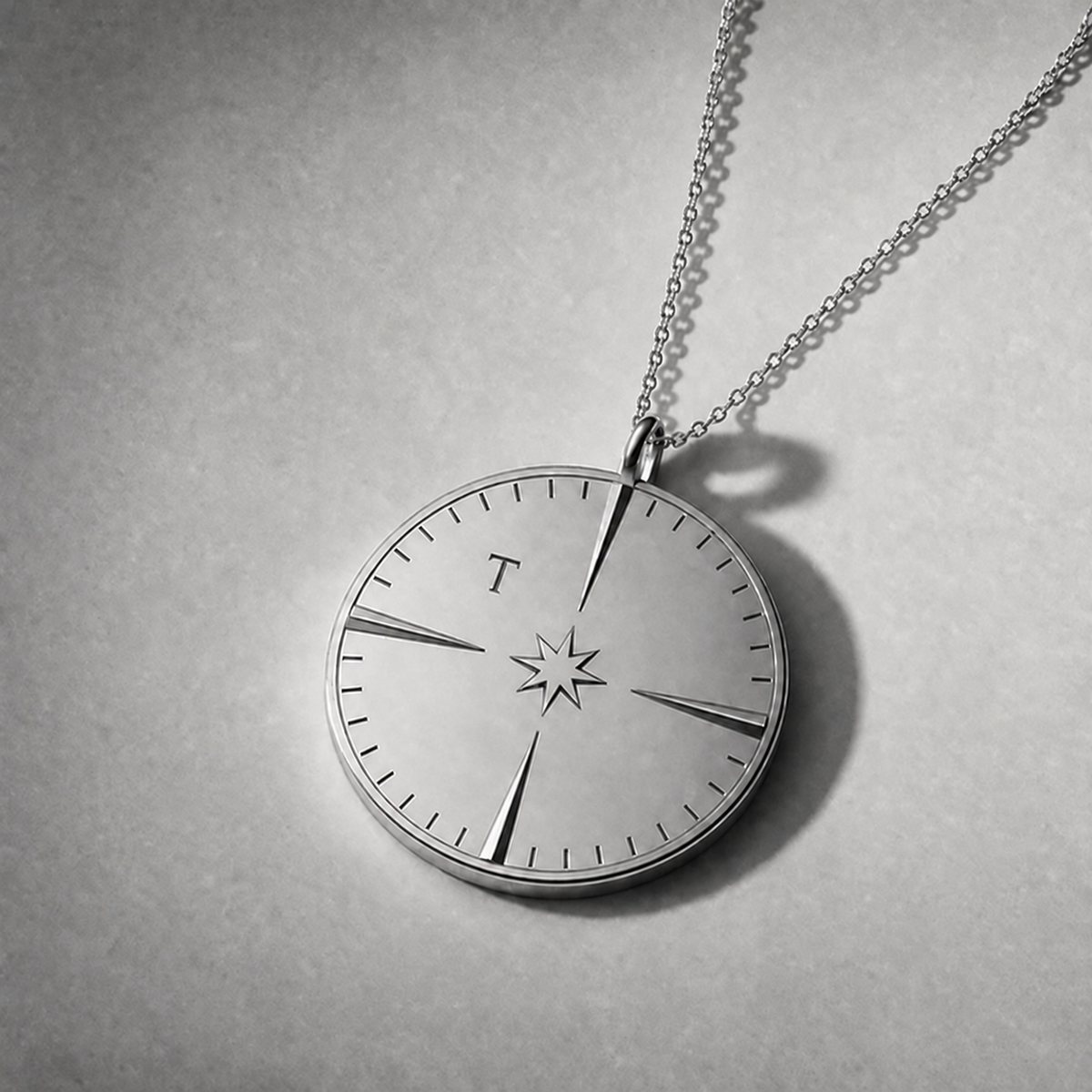Custom Compass Necklace