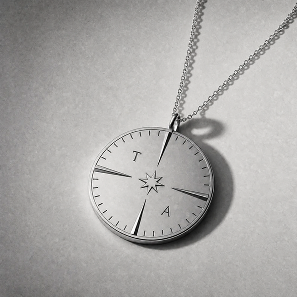 Custom Compass Necklace