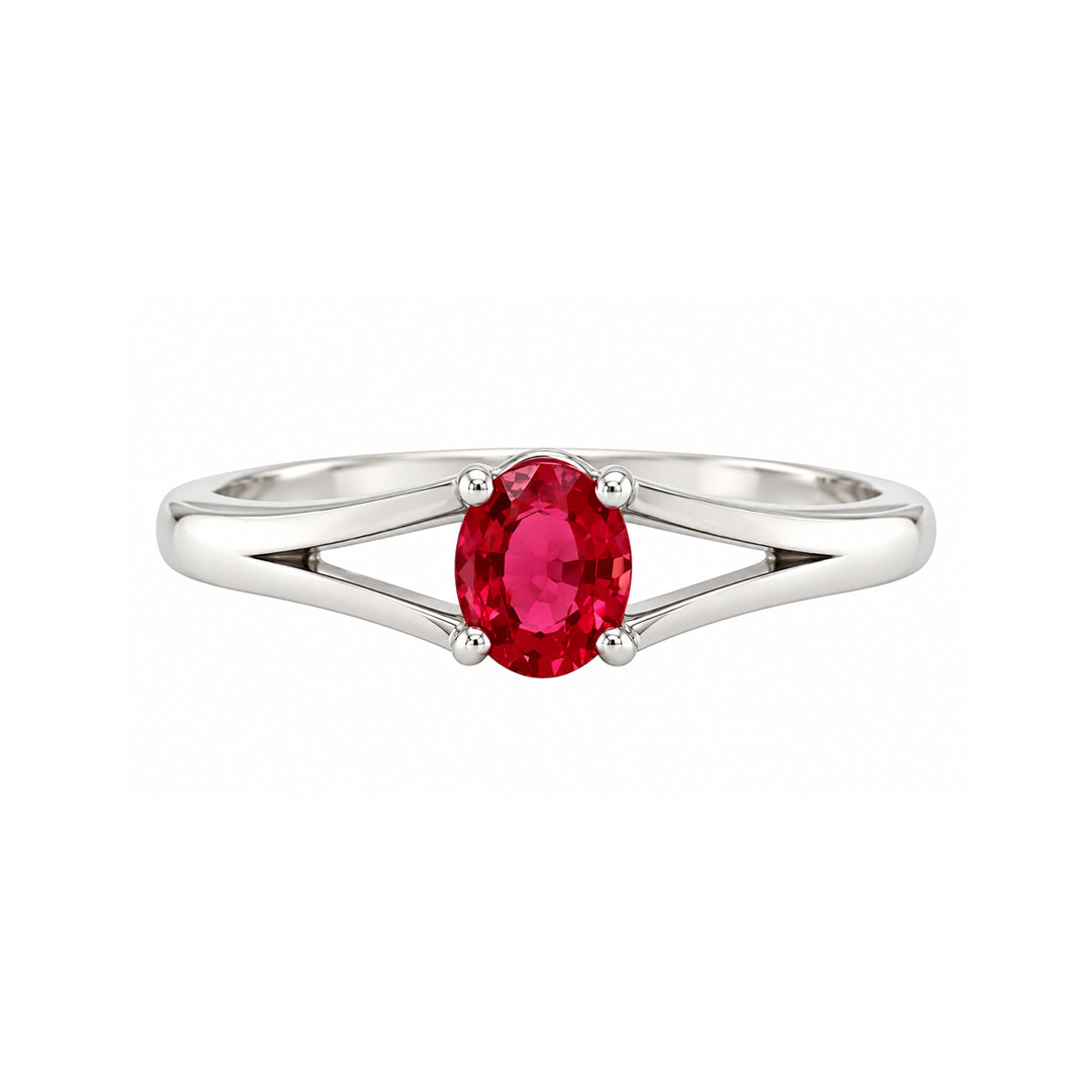 Cut Out Birthstone Ring