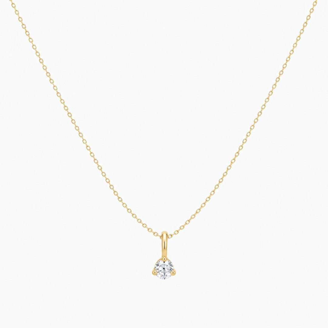 Dainty Minimalistic Birthstone Necklace