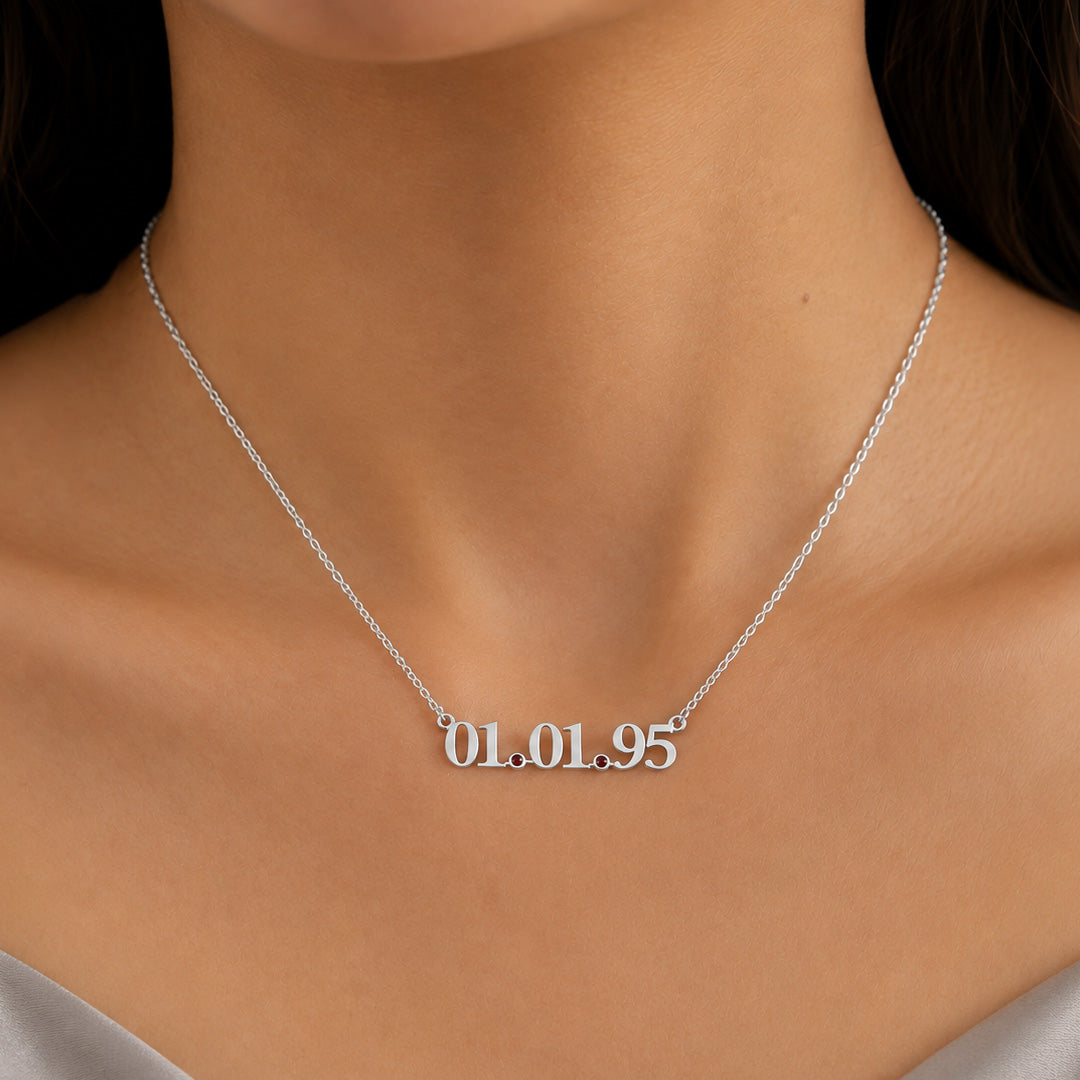Milestone Birthstone Necklace