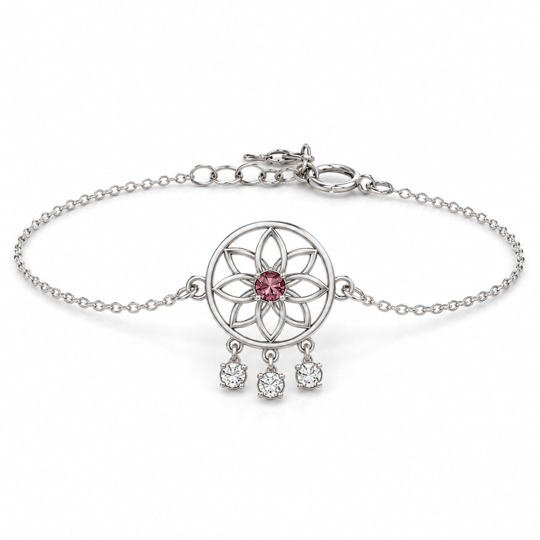 Dream Catcher Birthstone Bracelet