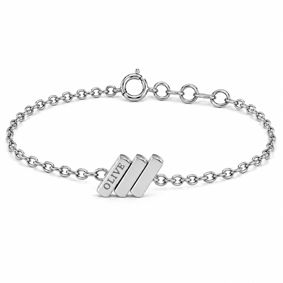 Engravable Gold Bar Bracelet