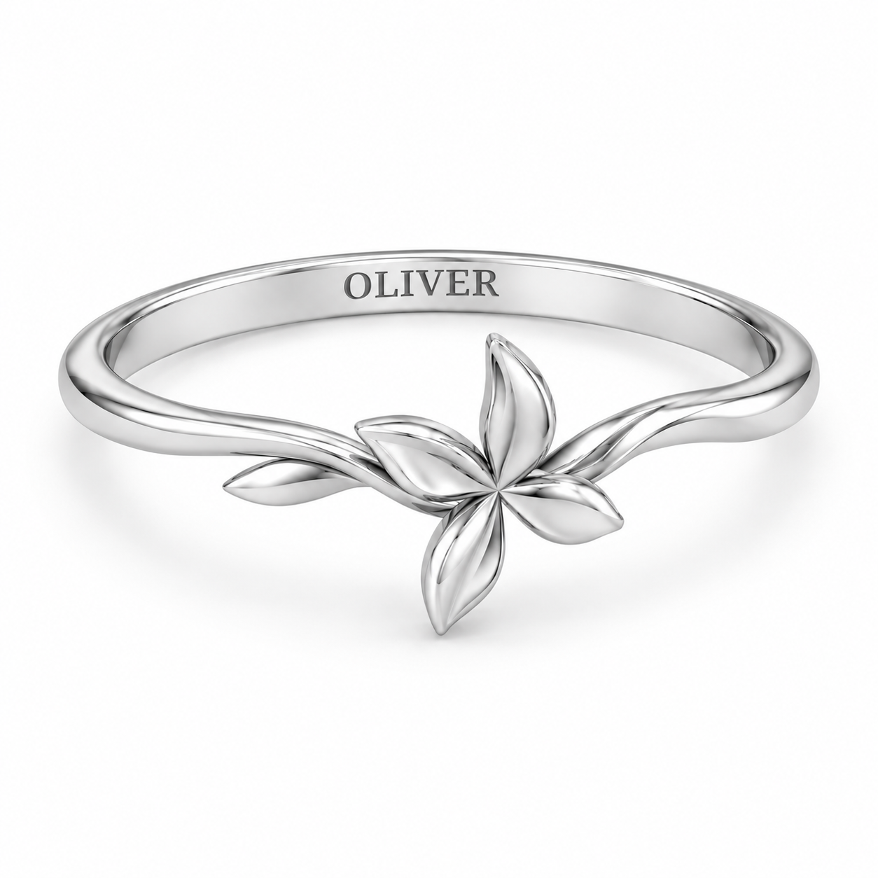 Stacking Flower Ring