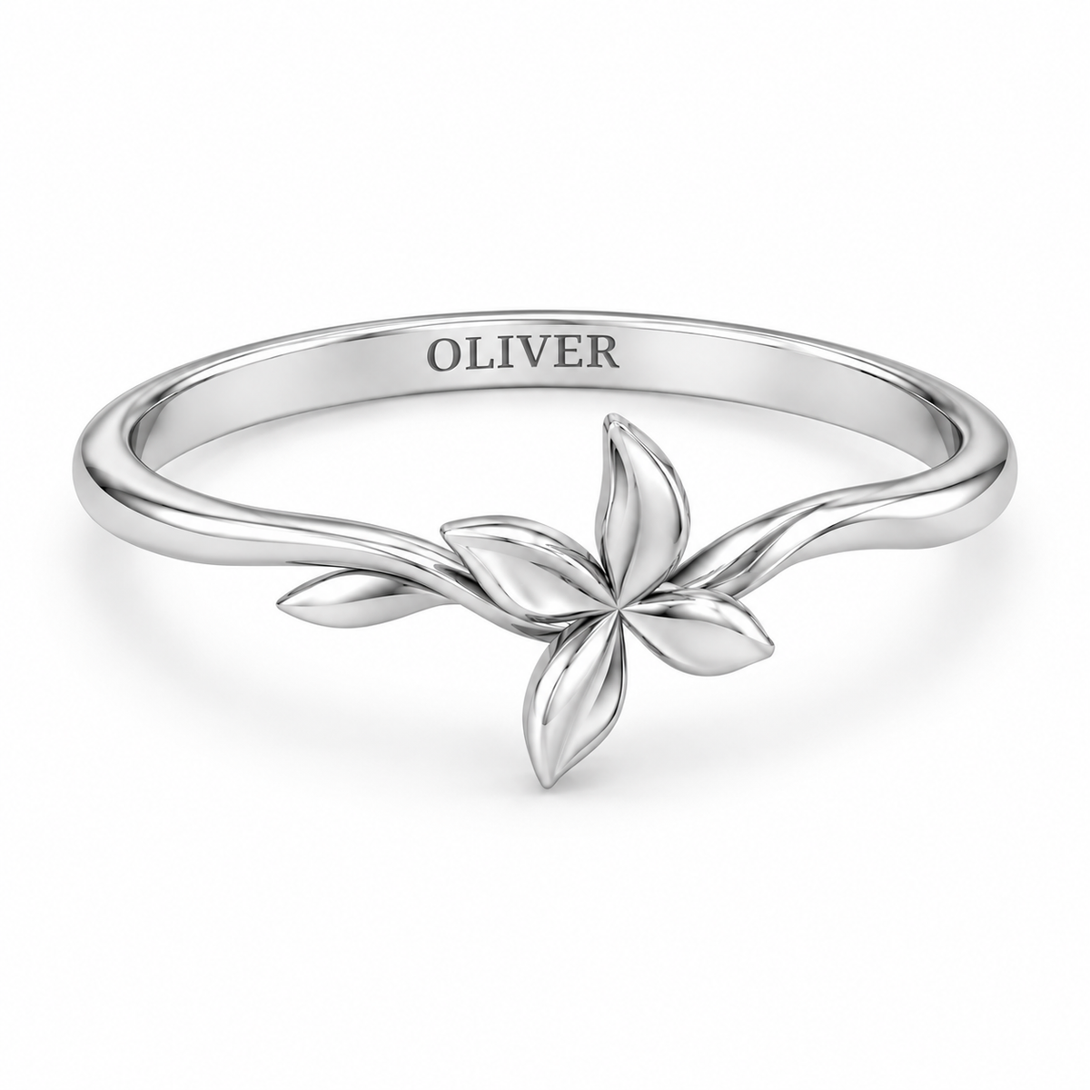 Stacking Flower Ring