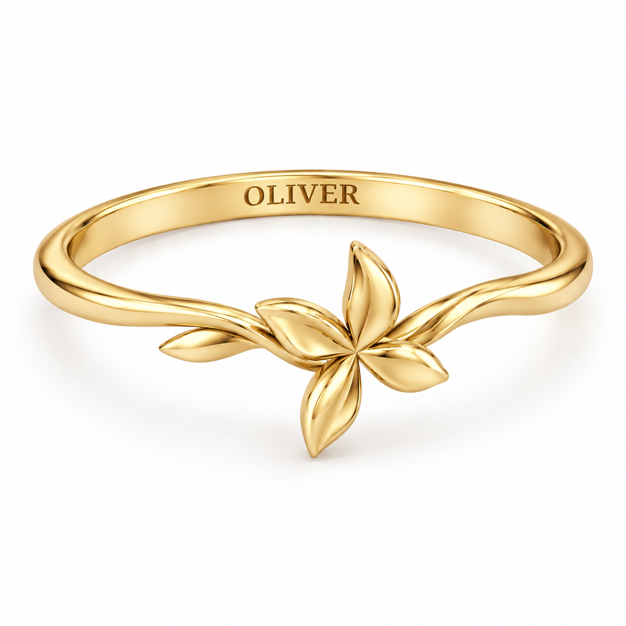 Stacking Flower Ring