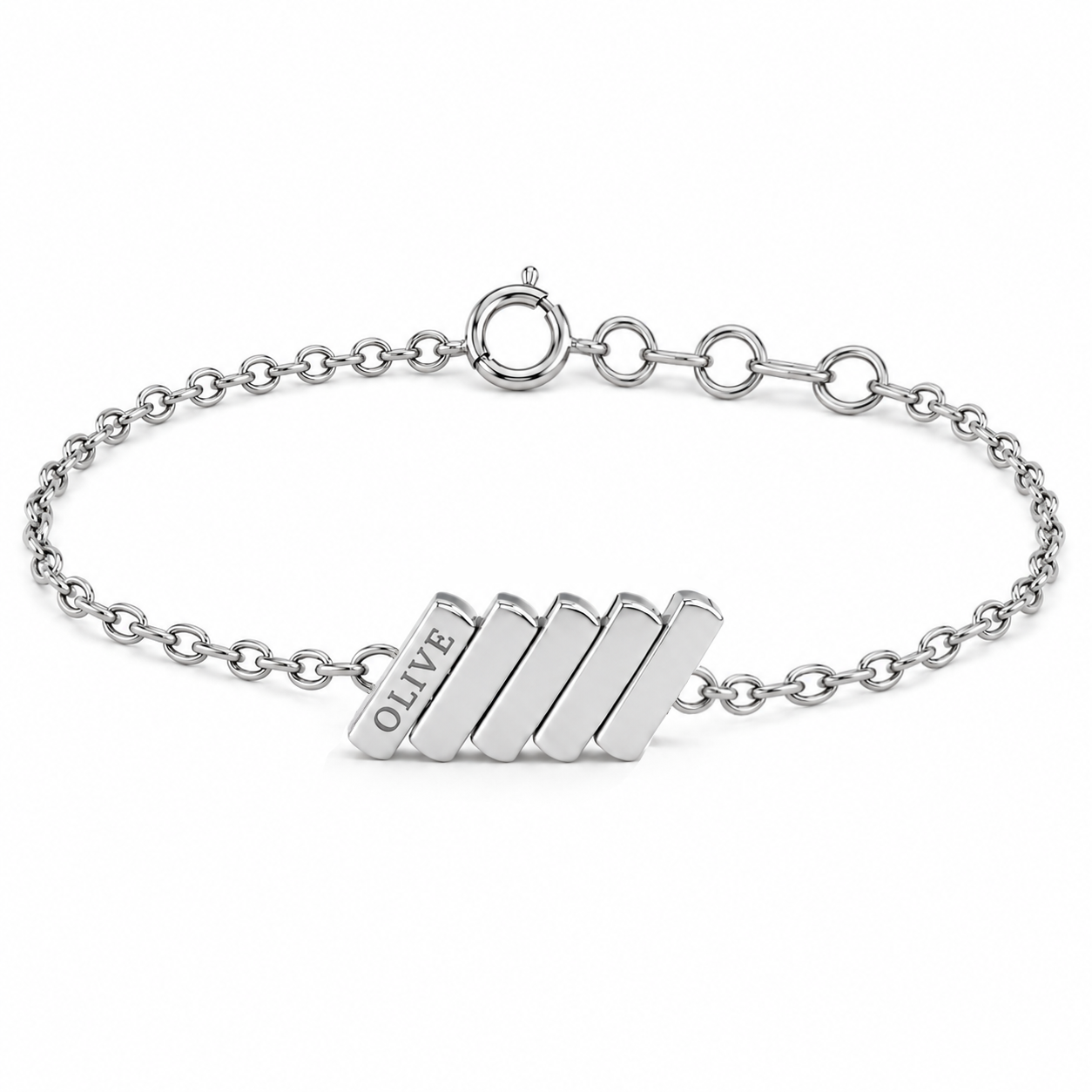 Engravable Gold Bar Bracelet