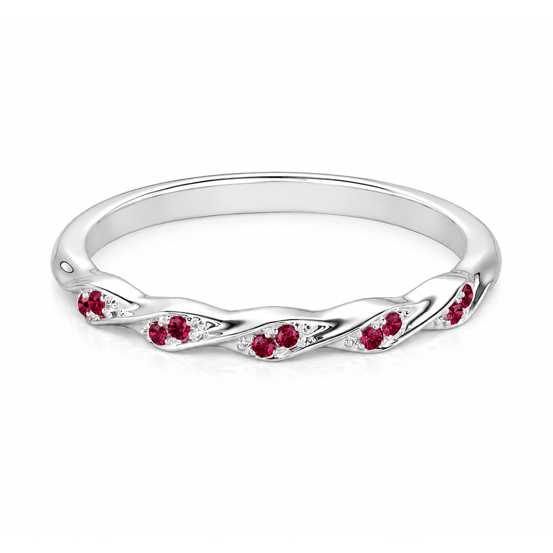 Eternal Twist Birthstone Band Ring