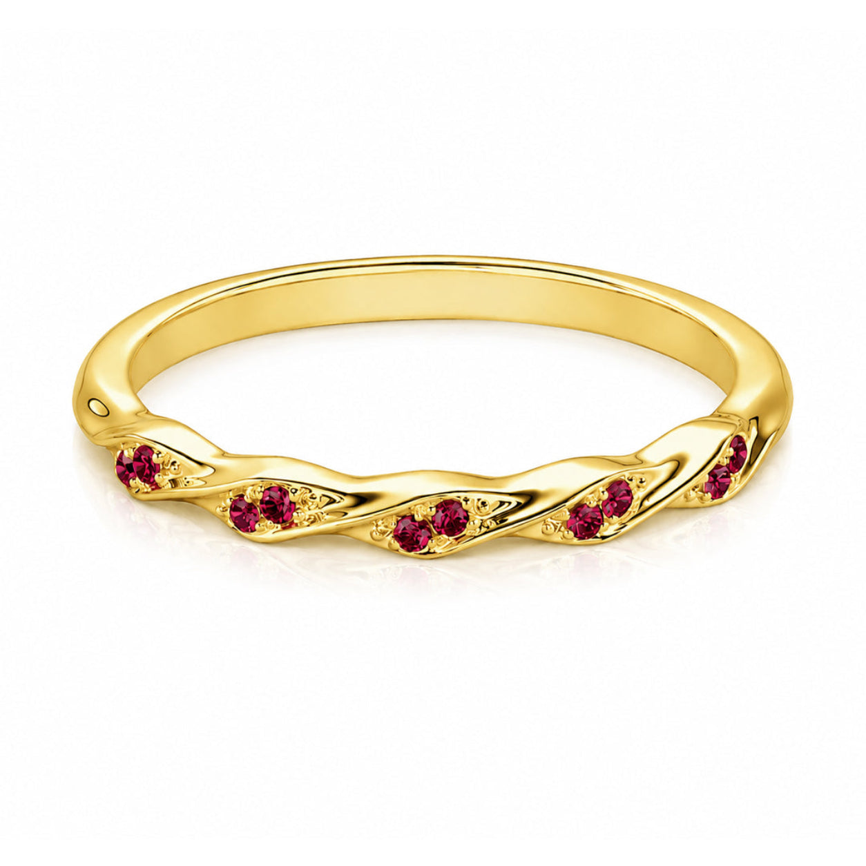 Eternal Twist Birthstone Band Ring