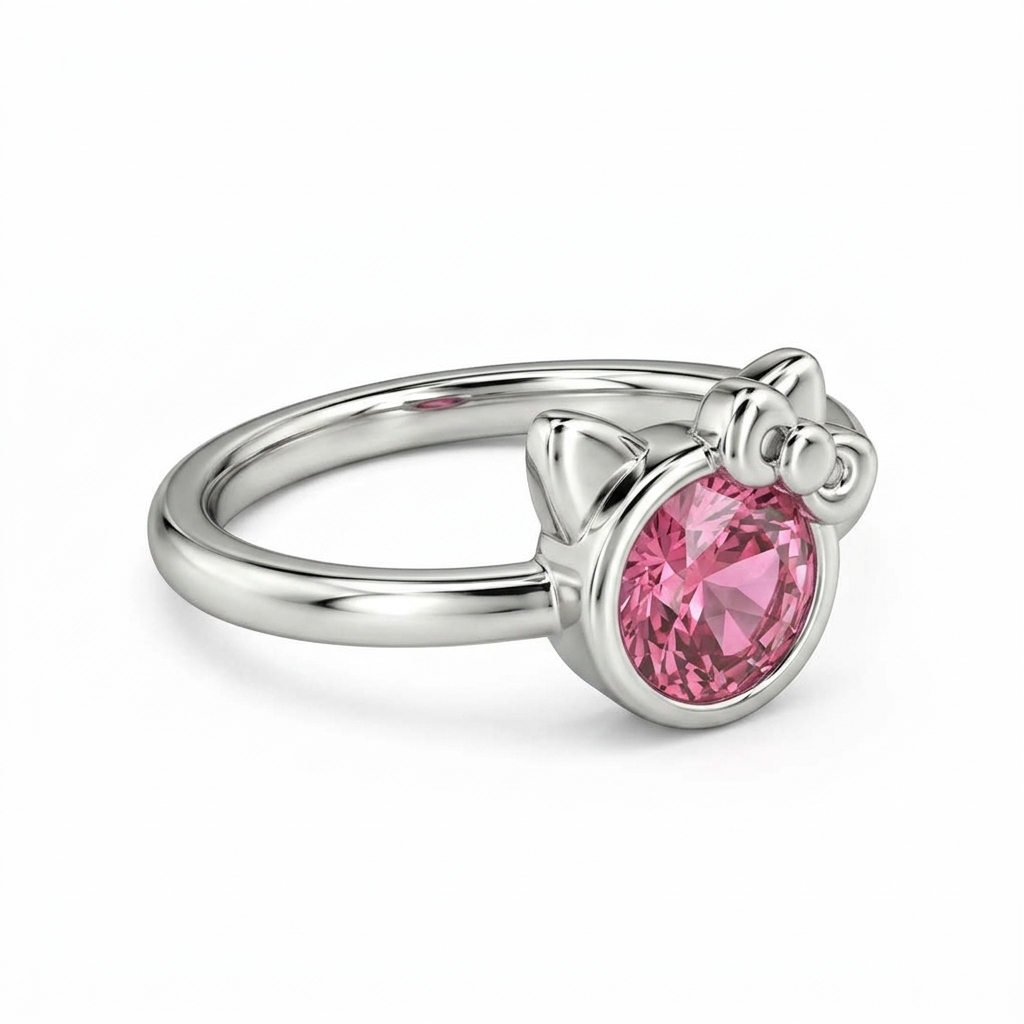 Hello Kitty Birthstone Ring