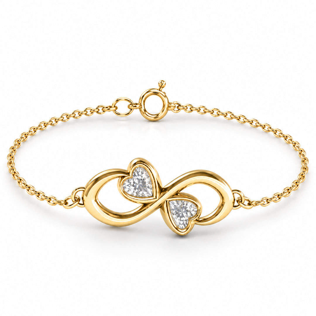 Infinity Love Birthstone Bracelet