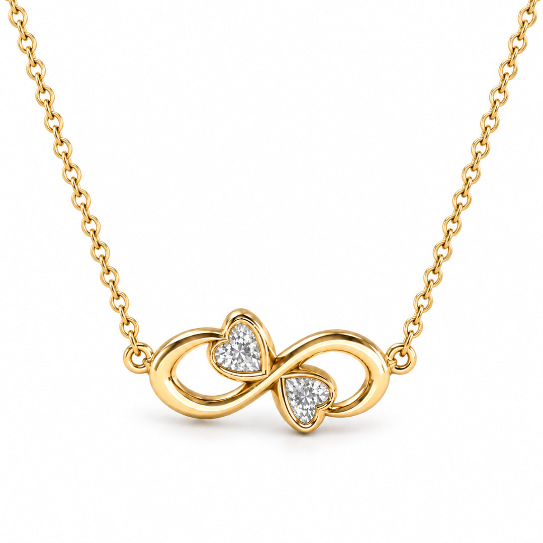 Infinity Love Birthstone Necklace