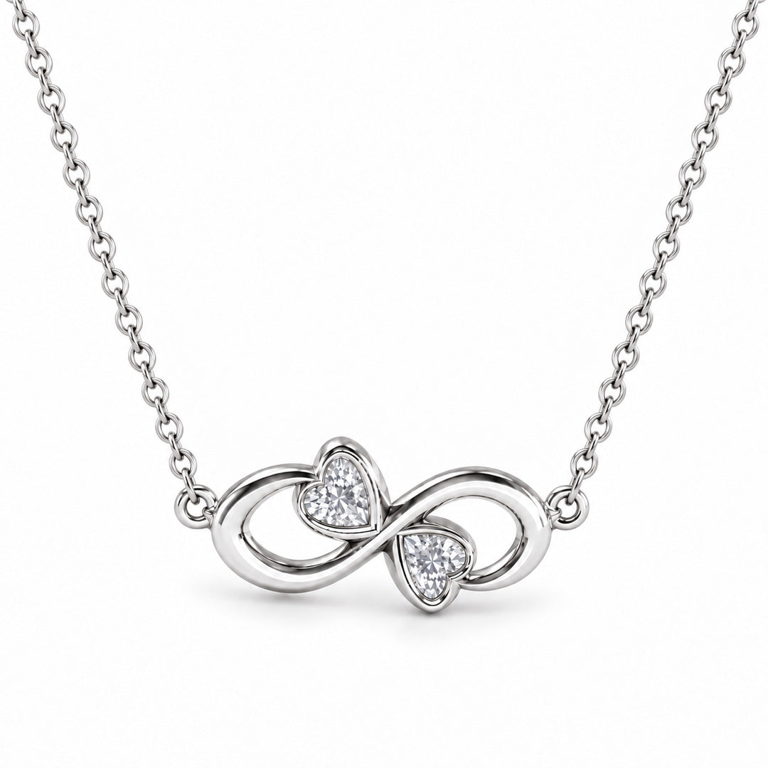 Infinity Love Birthstone Necklace