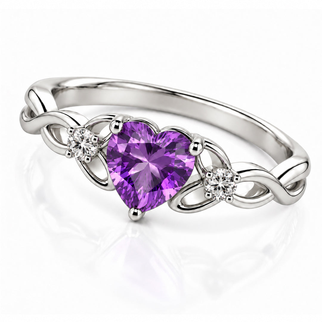 Infinity Love Heart Ring