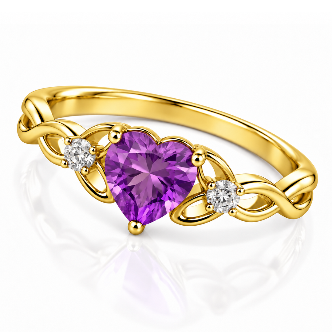Infinity Love Heart Ring
