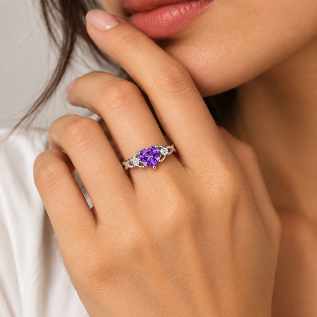 Infinity Love Heart Ring