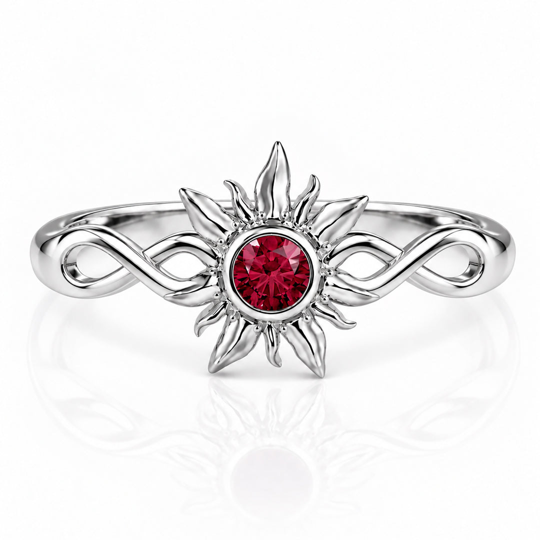 Infinity Sunshine Birthstone Ring
