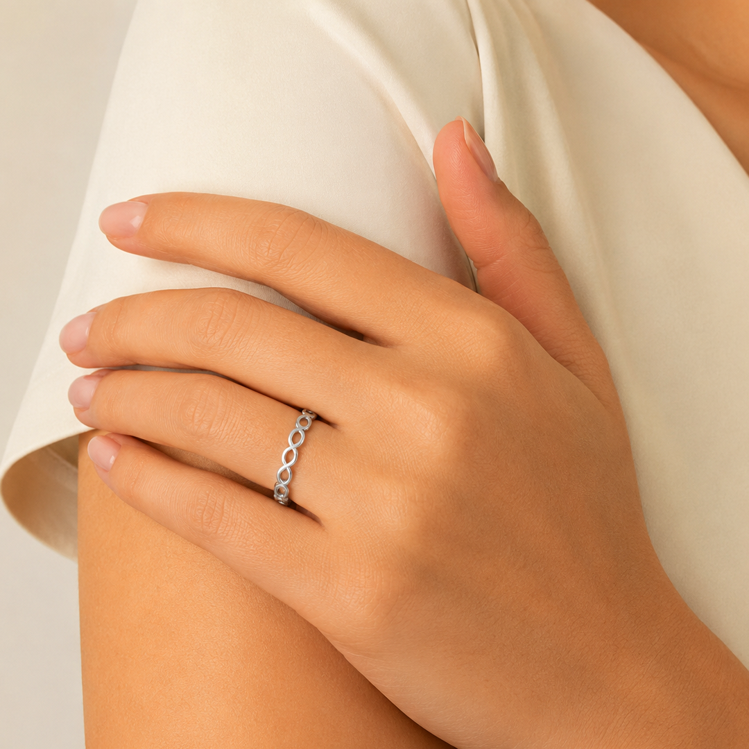 Infinity Love Band Ring