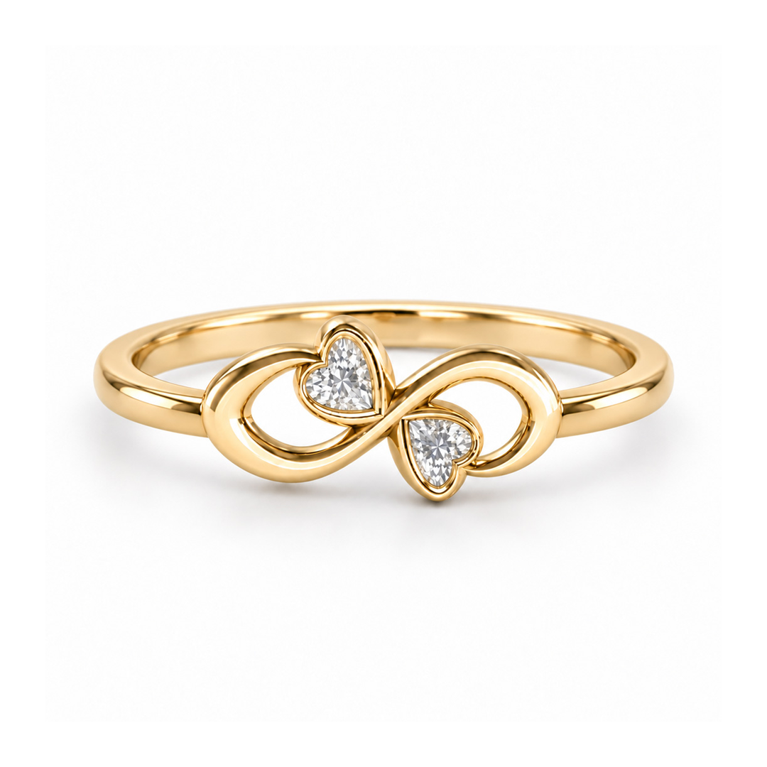 Infinity Love Birthstone Ring