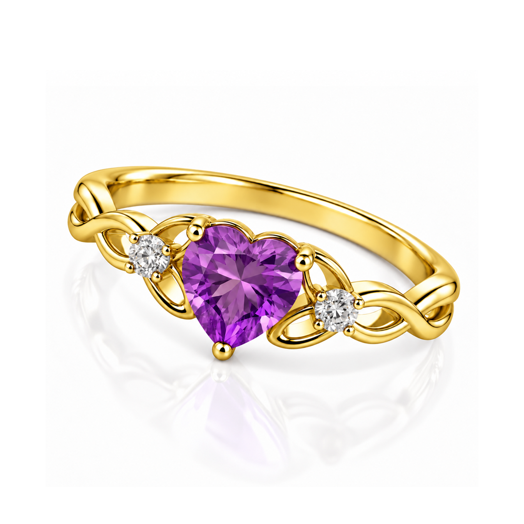 Infinity Love Heart Ring