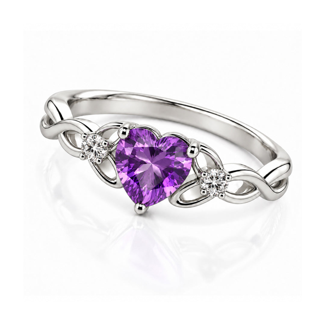 Infinity Love Heart Ring