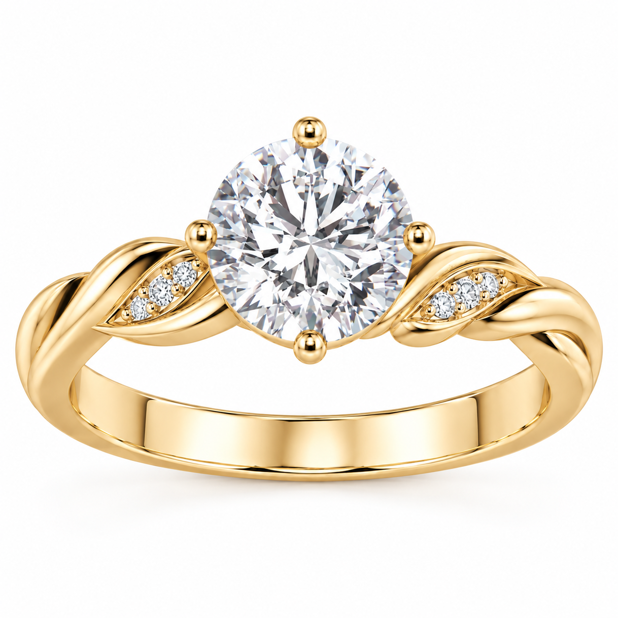 Laurel Crown Ring with Birthstone