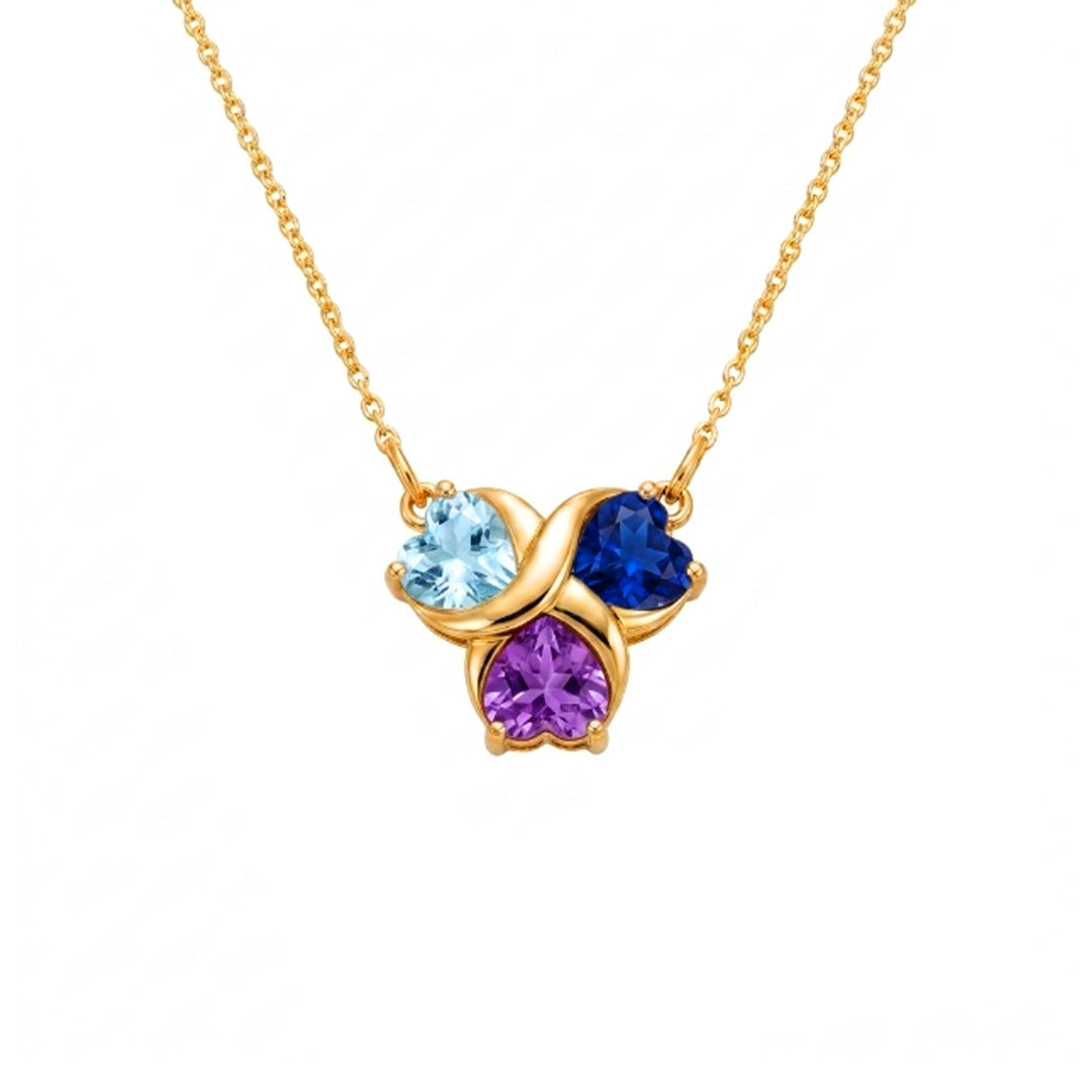 Love’s Embrace Birthstone Pendant
