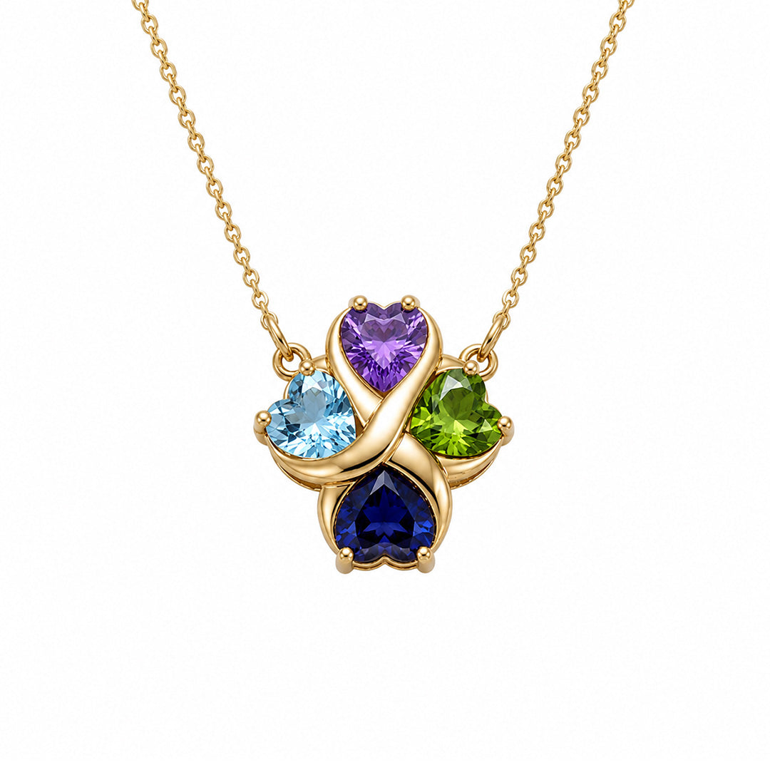 Love’s Embrace Birthstone Pendant