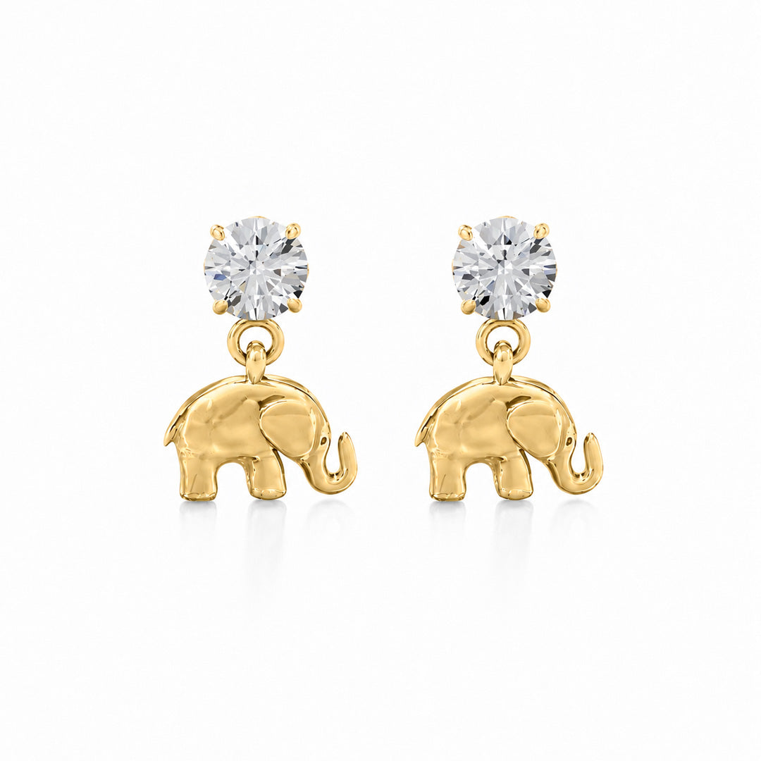 Lucky Charm Elephant Earring