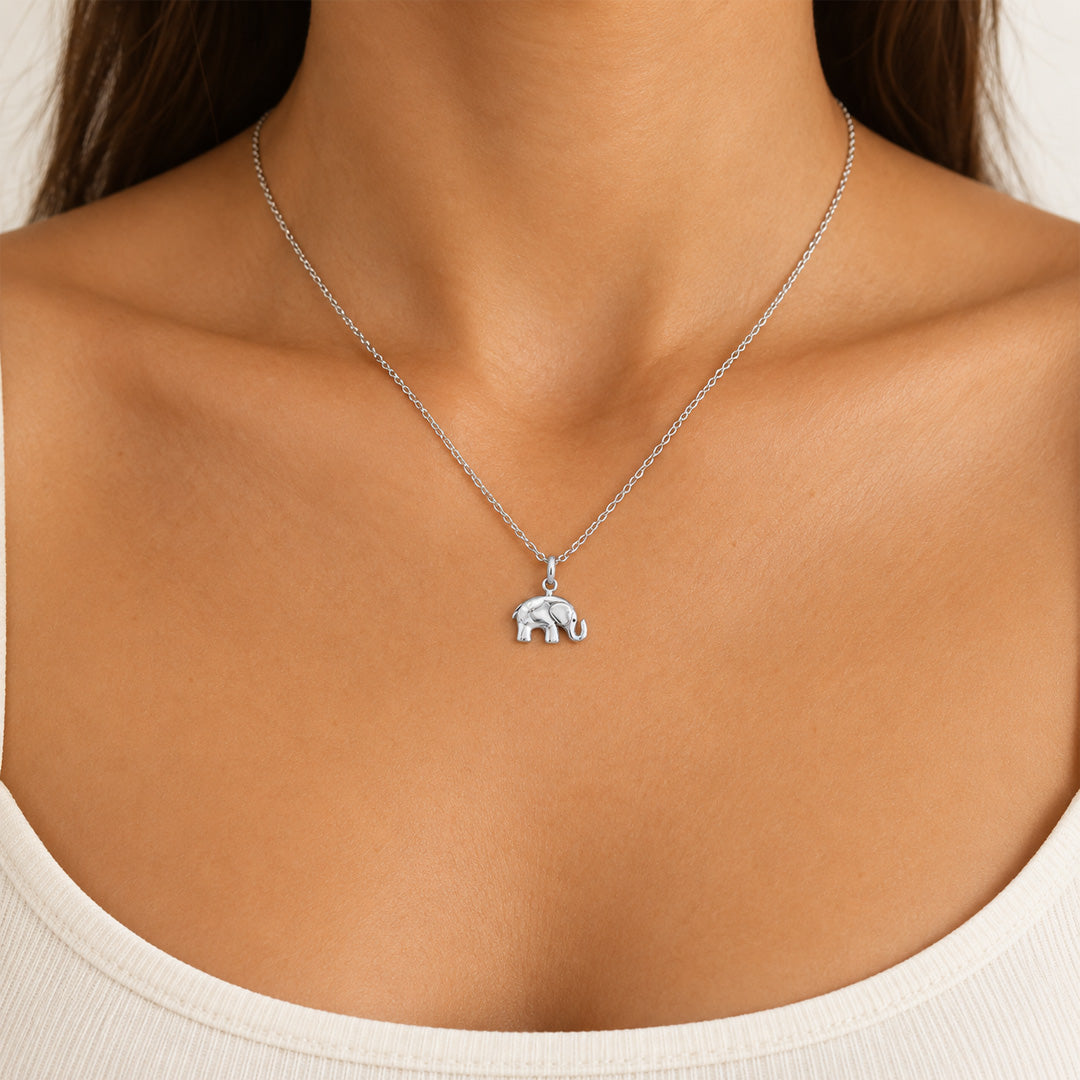 Lucky Charm Elephant Necklace